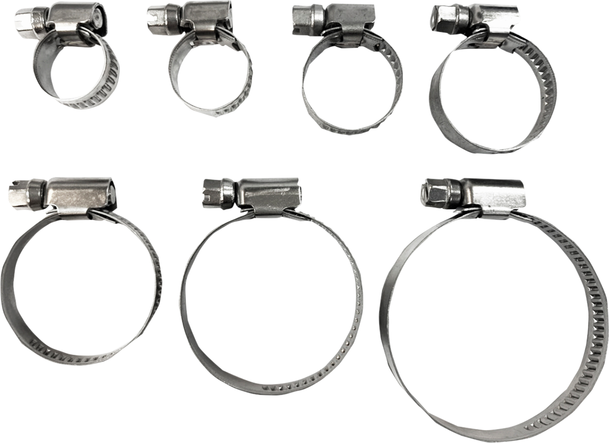 PARTS UNLIMITED - Hose Clamps - Embossed - 8-12 mm - 10 Pack - Image 2