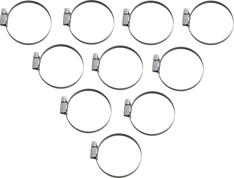 PARTS UNLIMITED - Hose Clamps - Embossed - 40-60 mm - 10 Pack
