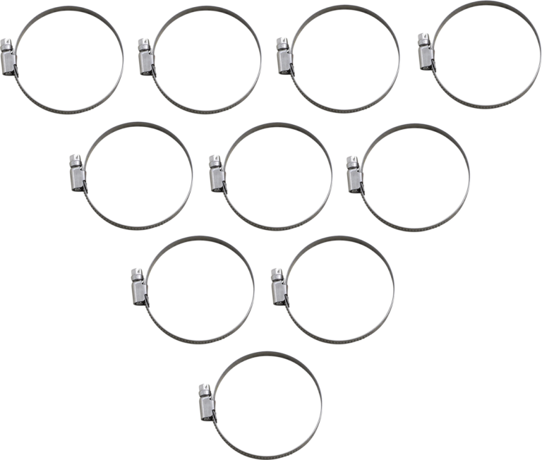 PARTS UNLIMITED - Hose Clamps - Embossed - 50-70 mm - 10 Pack