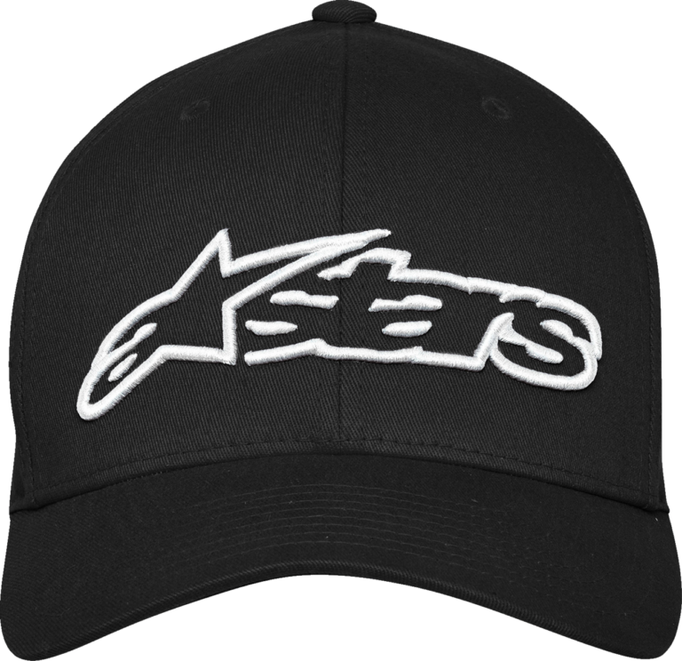 ALPINESTARS - Blaze Flexfit® Hat - Black/White - Small/Medium