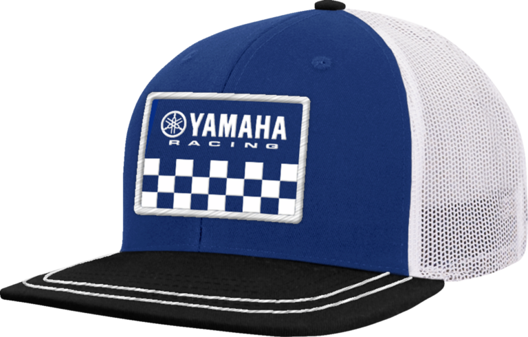 YAMAHA APPAREL - Yamaha Racing Hat - Flat Bill - Black/Blue
