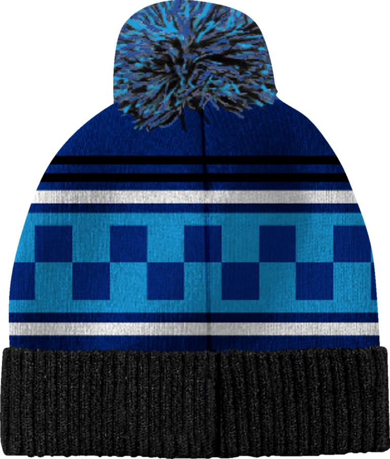 YAMAHA APPAREL - Yamaha Racing Pom Beanie - Black/Blue