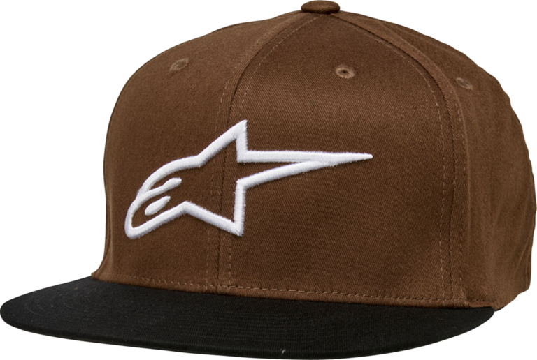 ALPINESTARS - Ageless Flat Bill Hat - Brown/Black - Large/XL