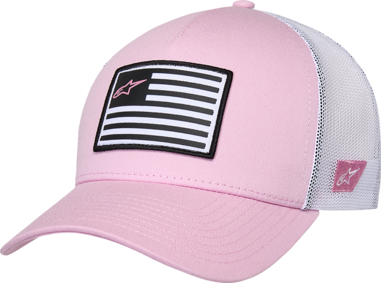 ALPINESTARS - Flag Snapback Hat - Pink/White