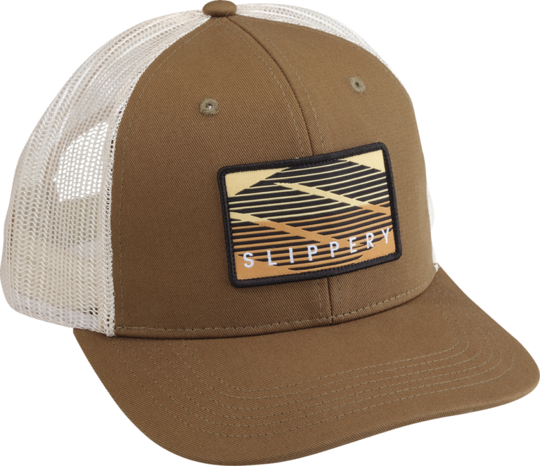 SLIPPERY - Vintage Hat - Chocolate/Birch