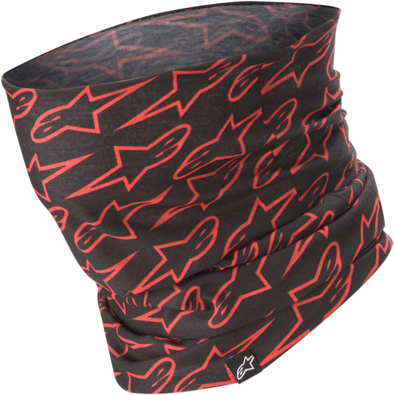 ALPINESTARS - Neck Tube - Astars - Black/Fluo Red