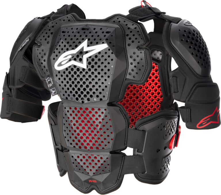 ALPINESTARS - A-10 v2 Full Roost Guard - Black/Red - M/L