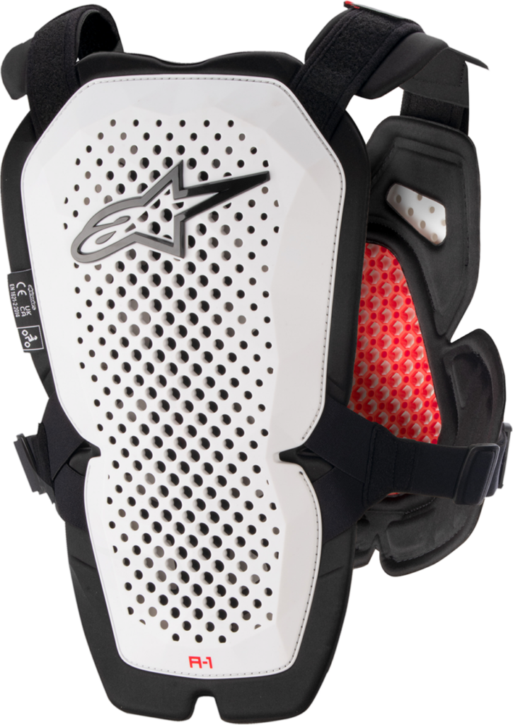 ALPINESTARS - A-1 Pro Chest Guard - White/Black/Red - XL/2XL