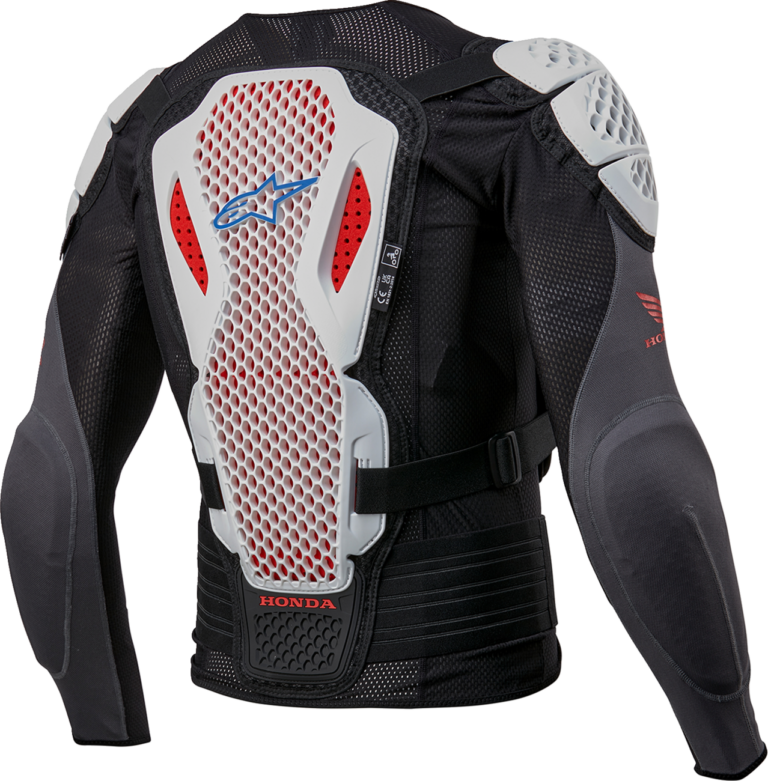 ALPINESTARS - Honda Bionic Plus v2 Protection Jacket - Black/White/Blue/Bright Red - Small