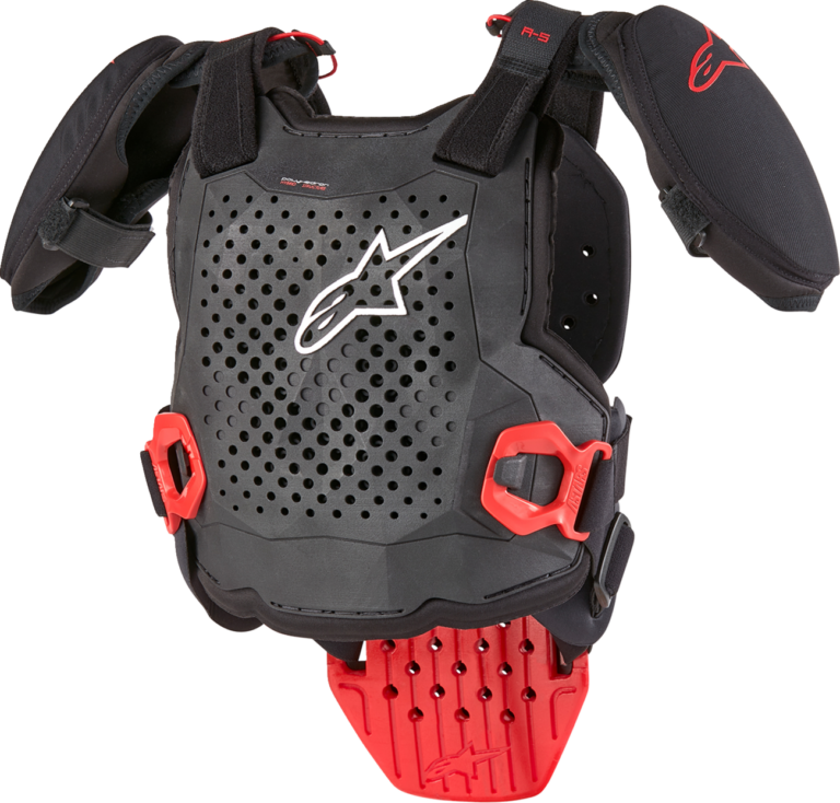 ALPINESTARS - Youth A5 S v2 Chest Guard - Black/White/Red - S/M