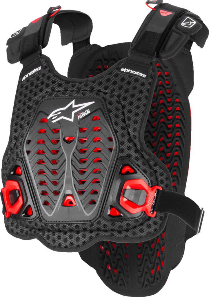 ALPINESTARS - A-5 Plasma Chest Protector - Black/Red/White - XS/S