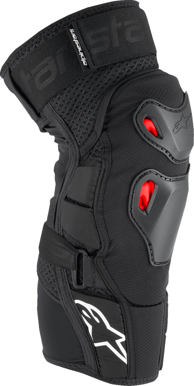 ALPINESTARS - Bionic Pro Plasma Knee Protectors - Black/Red/White - L/XL