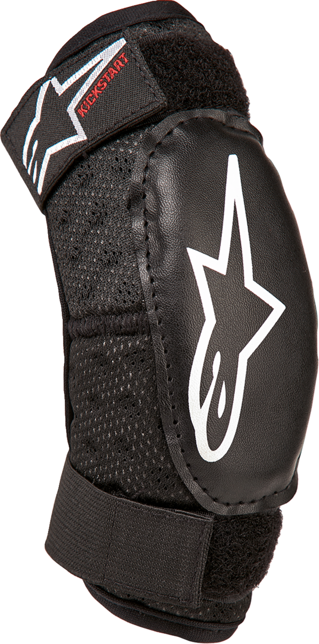 ALPINESTARS - Youth Bionic Action Kickstart Guards - Elbow - Black/Red - 4/6