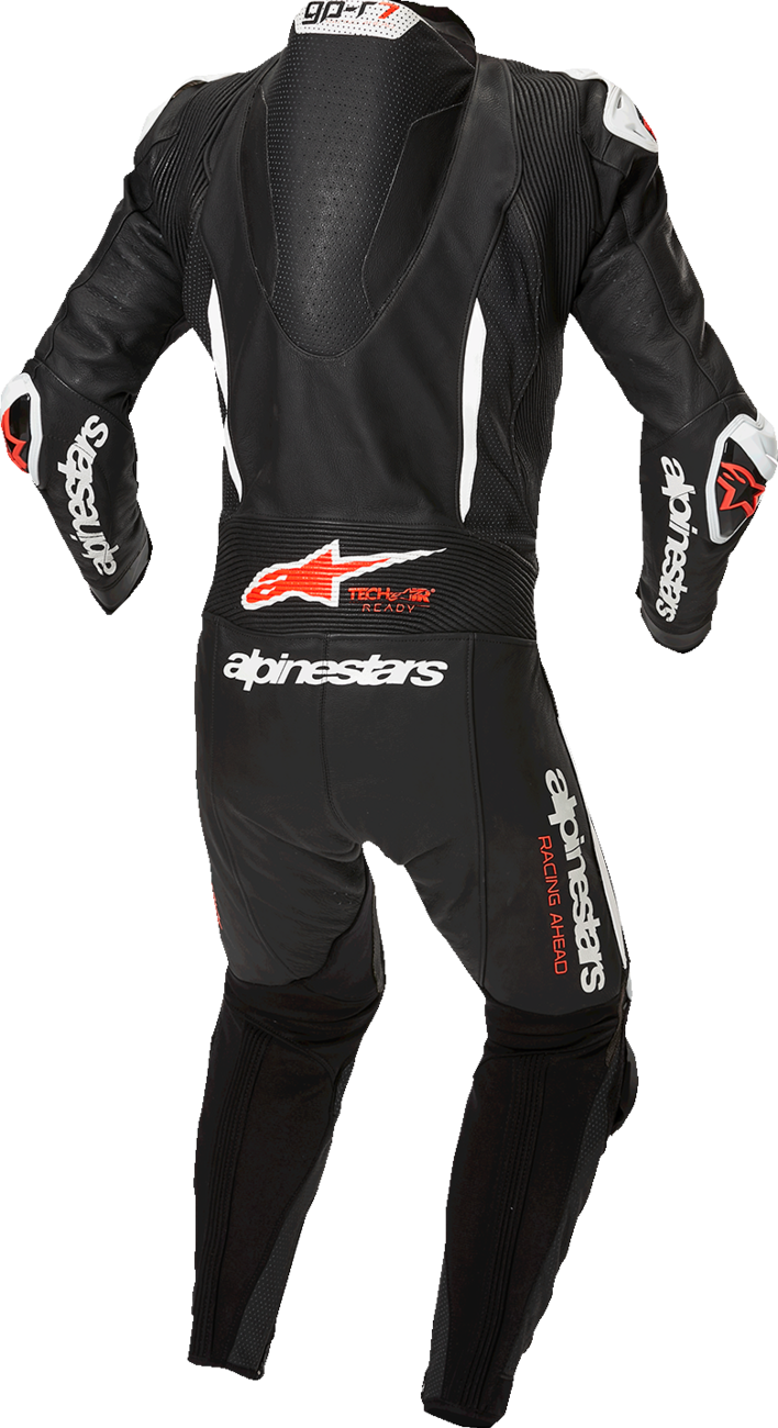 ALPINESTARS - GP-R7 1-PC Leather Suit - Black/White/Red Fluo - US 44 / EU 54