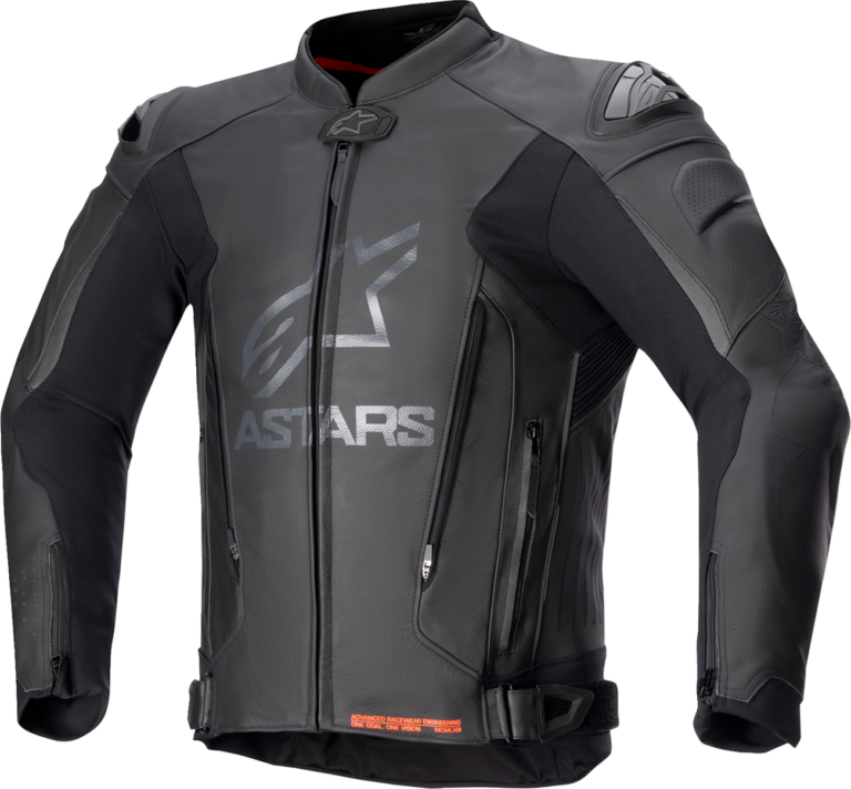 ALPINESTARS - GP Plus v4 Leather Jacket - Black/Black - US 48 / EU 58