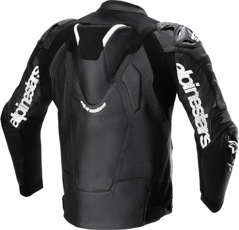 ALPINESTARS - Atem v5 Leather Jacket - Black/White - US 46 / EU 56