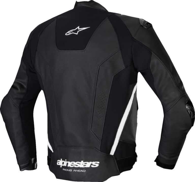 ALPINESTARS - Missile v3 Leather Jacket - Black/White - US 48 / EU 58