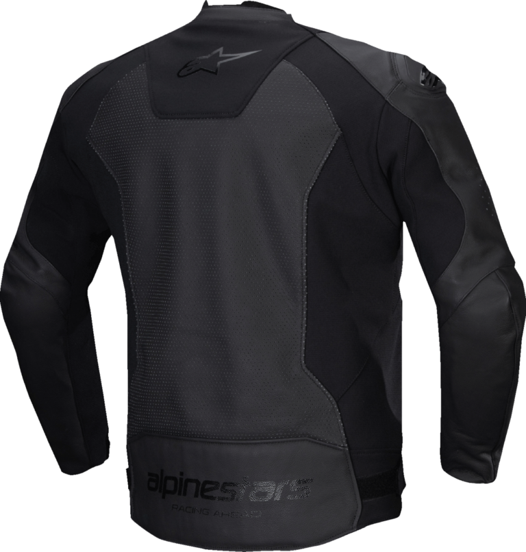 ALPINESTARS - Faster v3 Airflow Leather Jacket - Black/Black - US 38 / EU 48