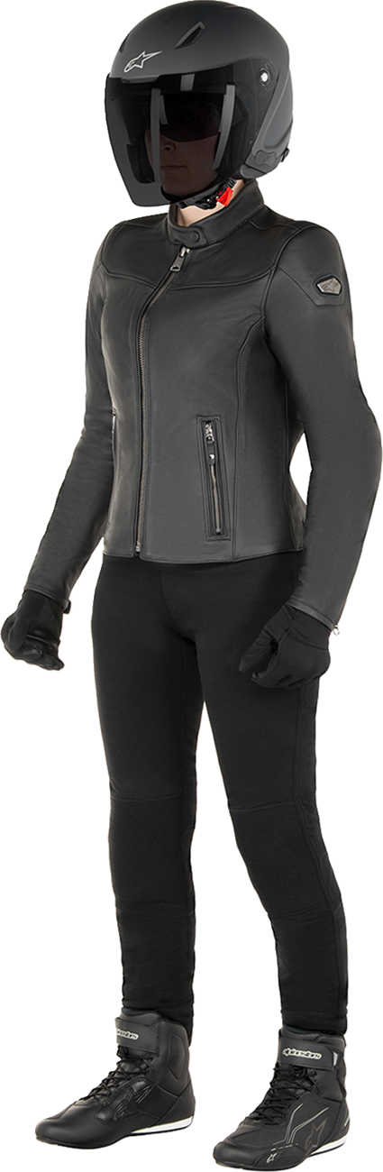 ALPINESTARS - Stella Tory Leather Jacket - Black - Medium