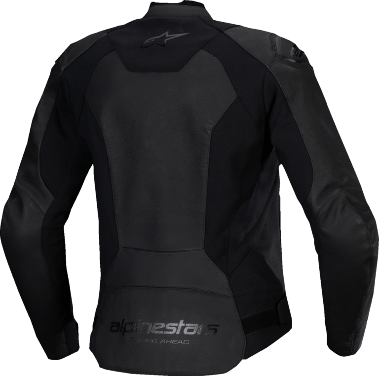 ALPINESTARS - Stella Faster v3 Leather Jacket - Black/Black - US 10 / EU 46