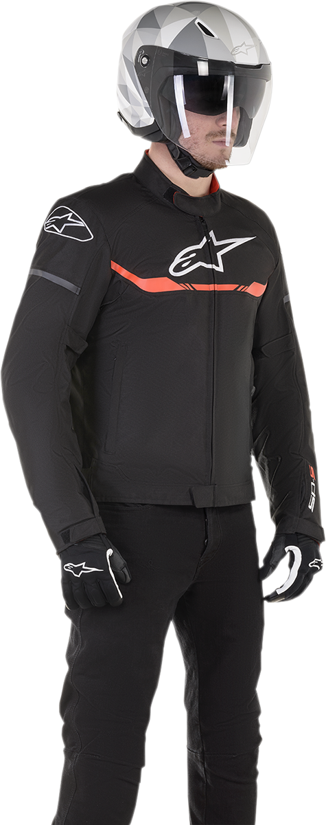 ALPINESTARS - T-SPS Waterproof Jacket - Black/Red Fluo - XL