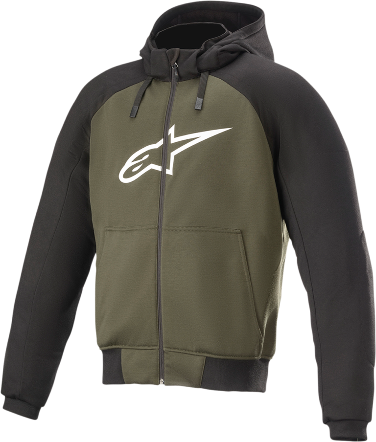 ALPINESTARS - Chrome Hoodie - Black/Green - 4XL