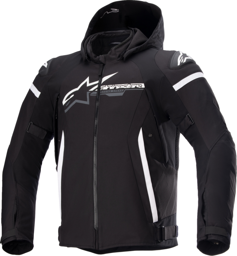 ALPINESTARS - Zaca Waterproof Jacket - Black/White - 2XL
