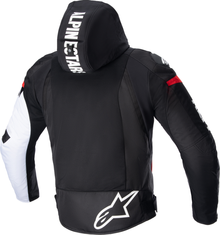 ALPINESTARS - Zaca Air Jacket - Black/White/Red Fluo - Large