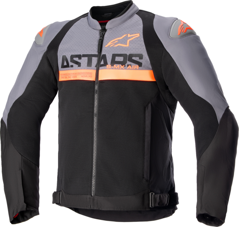 ALPINESTARS - SMX Air Jacket - Dark Gray/Black/Orange Fluo - Small