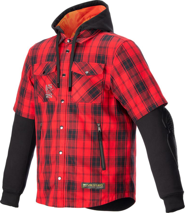 ALPINESTARS - MO.ST.EQ Tartan Jacket - Red/Black - Small