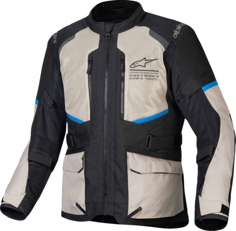 ALPINESTARS - Andes Air Drystar® Jacket - Black/Laurel Gray/Bright Blue - XL