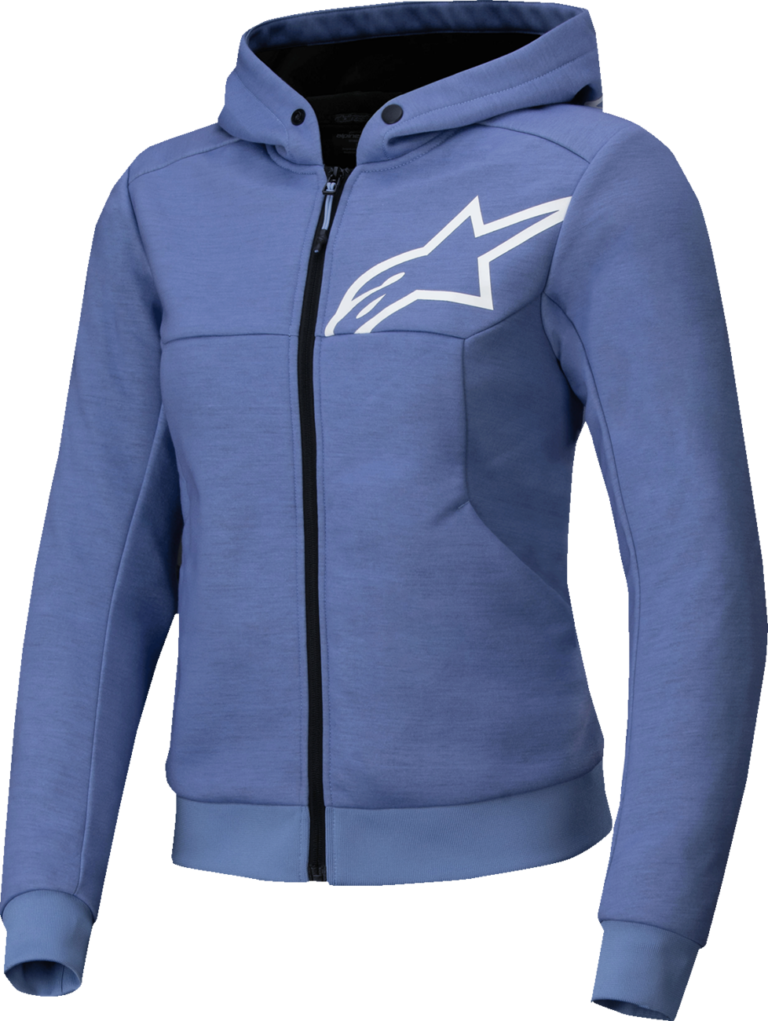 ALPINESTARS - Stella Chrome v2 Sport Hoodie - Blue Violet/White - Large