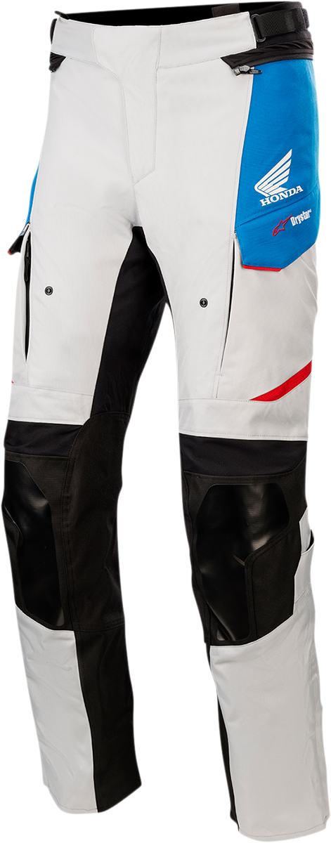 ALPINESTARS - Honda Andes v3 Drystar® Pants - Gray/Blue/Red - Medium