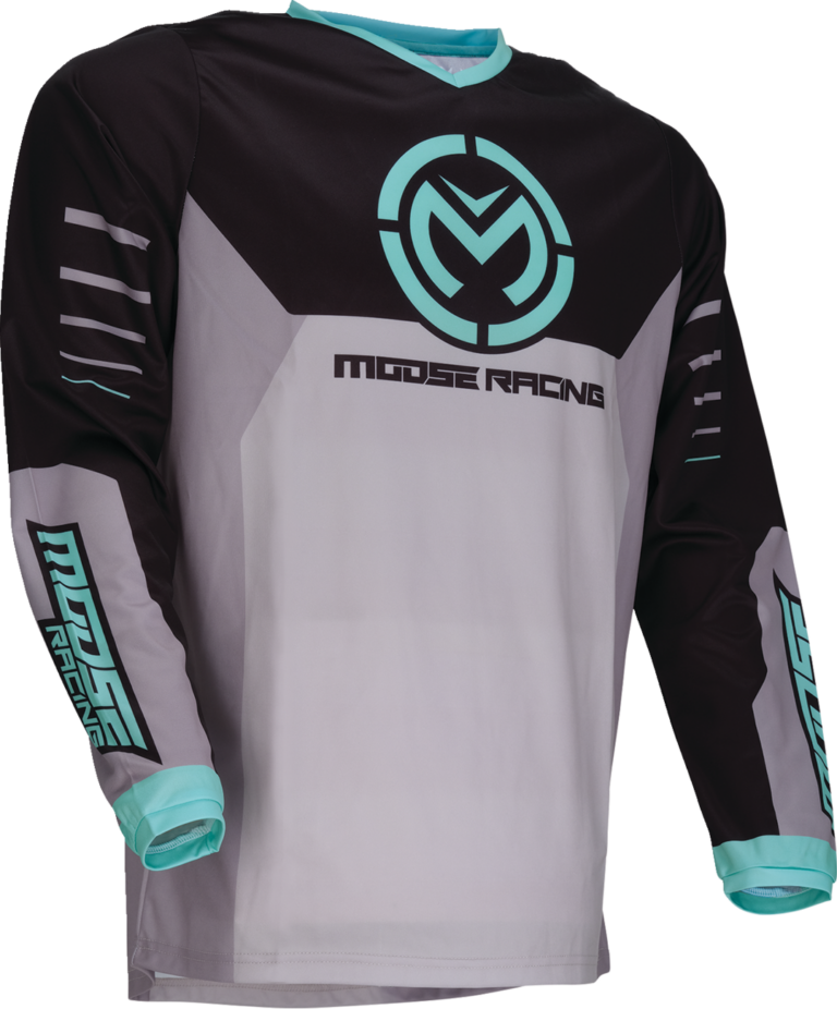 MOOSE OFFROAD - Qualifier® Jersey - Gray/Teal - 4XL