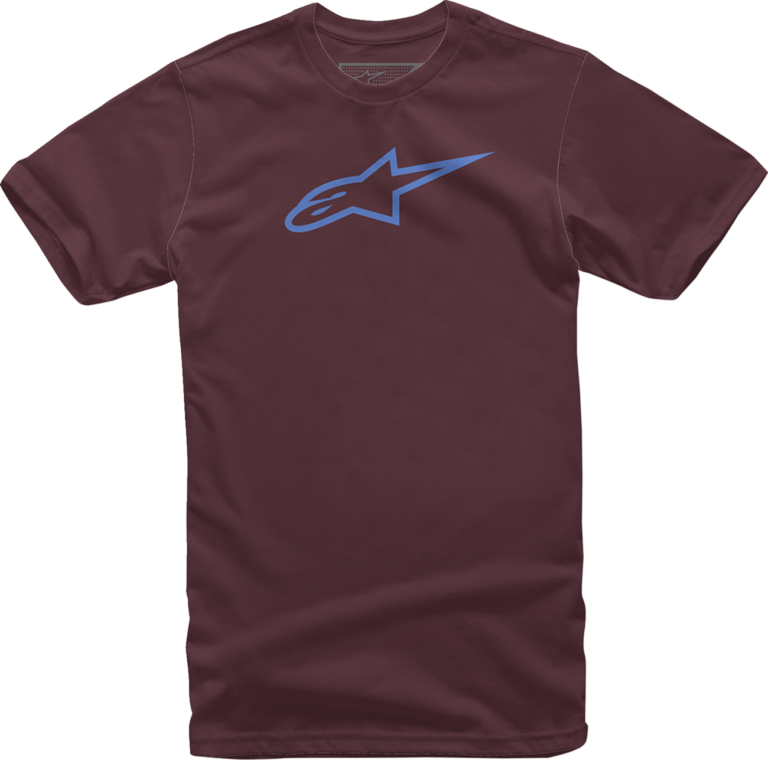 ALPINESTARS - Ageless T-Shirt - Maroon/Blue - Medium