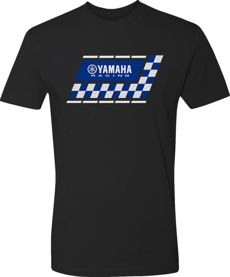 YAMAHA APPAREL - Yamaha Racing Check T-Shirt - Black - Large