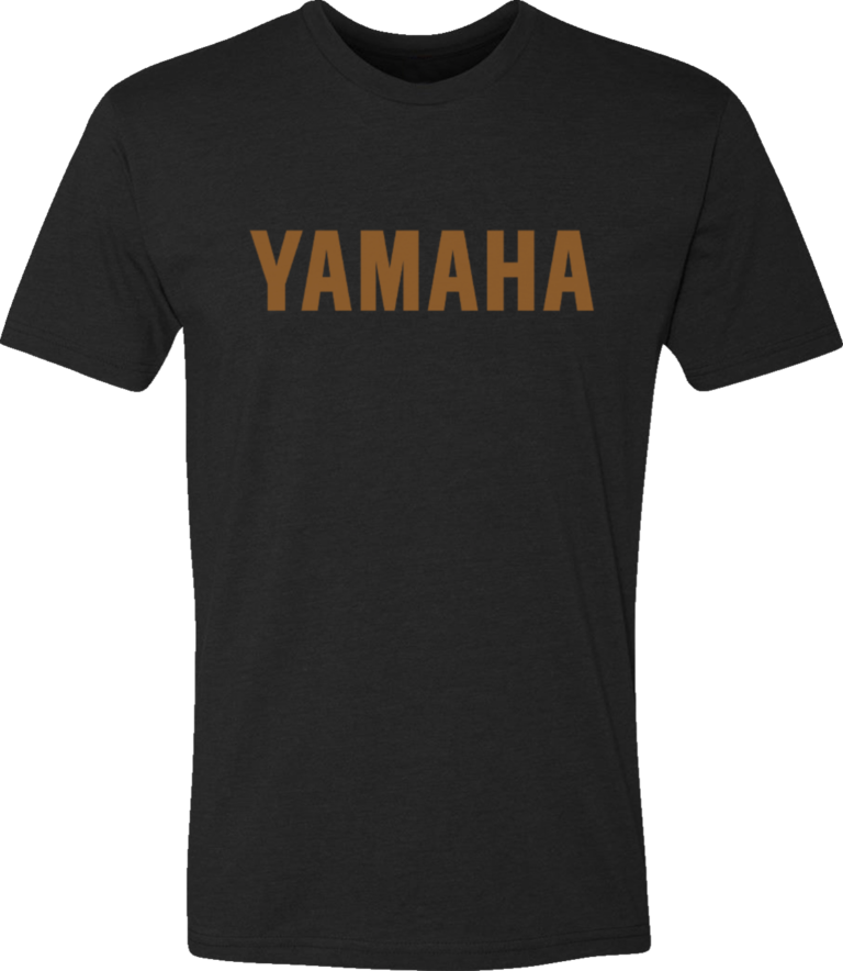YAMAHA APPAREL - Yamaha Classic T-Shirt - Black/Gold - Medium