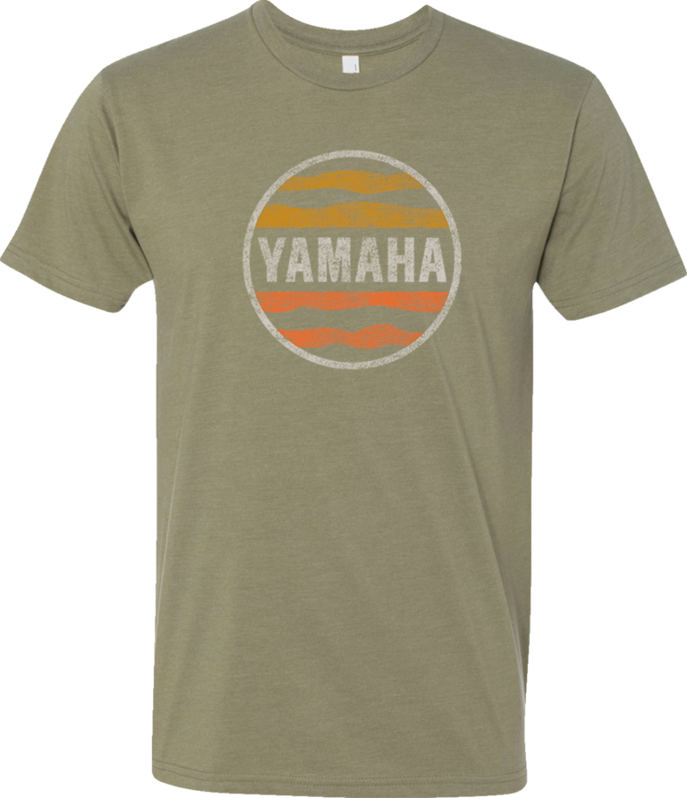 YAMAHA APPAREL - Yamaha Sunset T-Shirt - Olive Green - 2XL