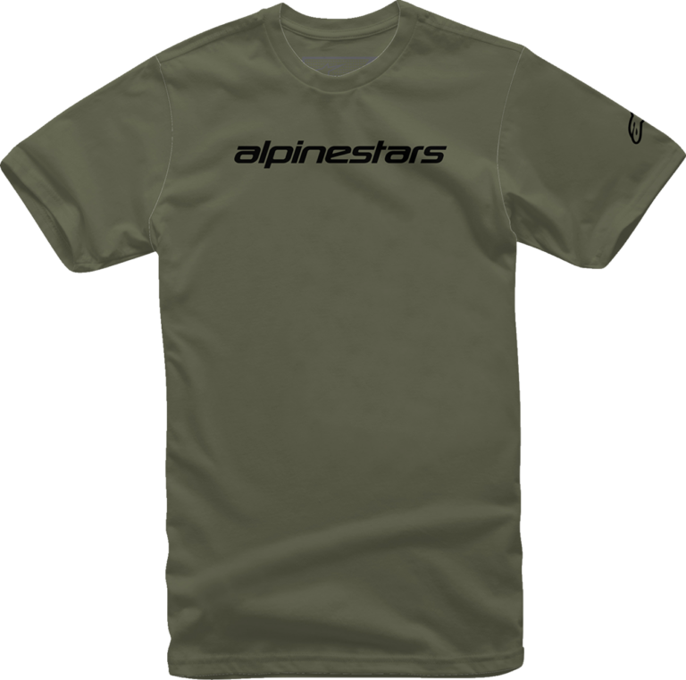 ALPINESTARS - Linear Wordmark T-Shirt - Military/Black - Medium