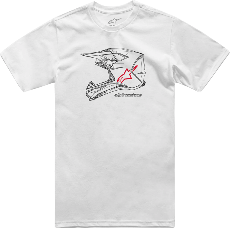ALPINESTARS - MX Helmet T-Shirt - White - 2XL
