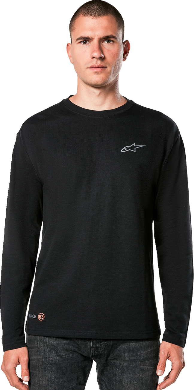 ALPINESTARS - Inclinate Mesh Long-Sleeve T-Shirt - Black - 2XL