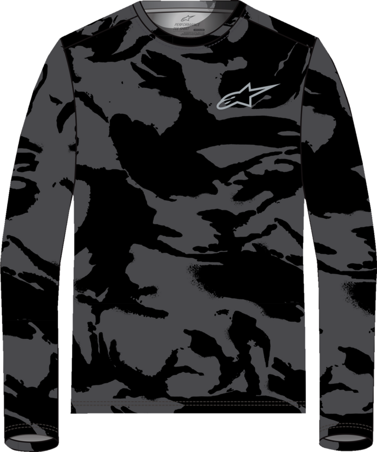 ALPINESTARS - Performance Long-Sleeve T-Shirt - Black/Camo - 2XL