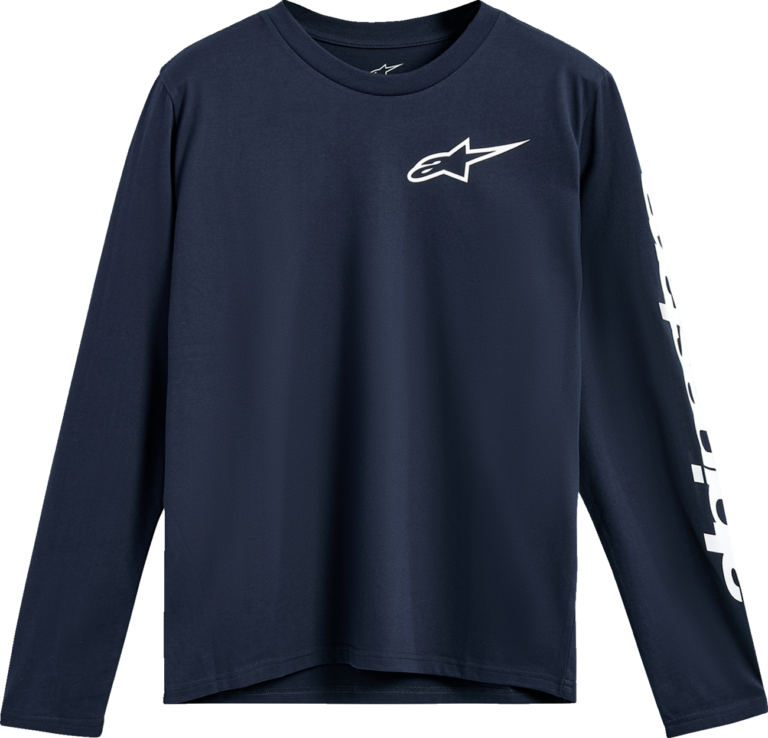 ALPINESTARS - Trackside Long-Sleeve CSF T-Shirt - Navy - Medium