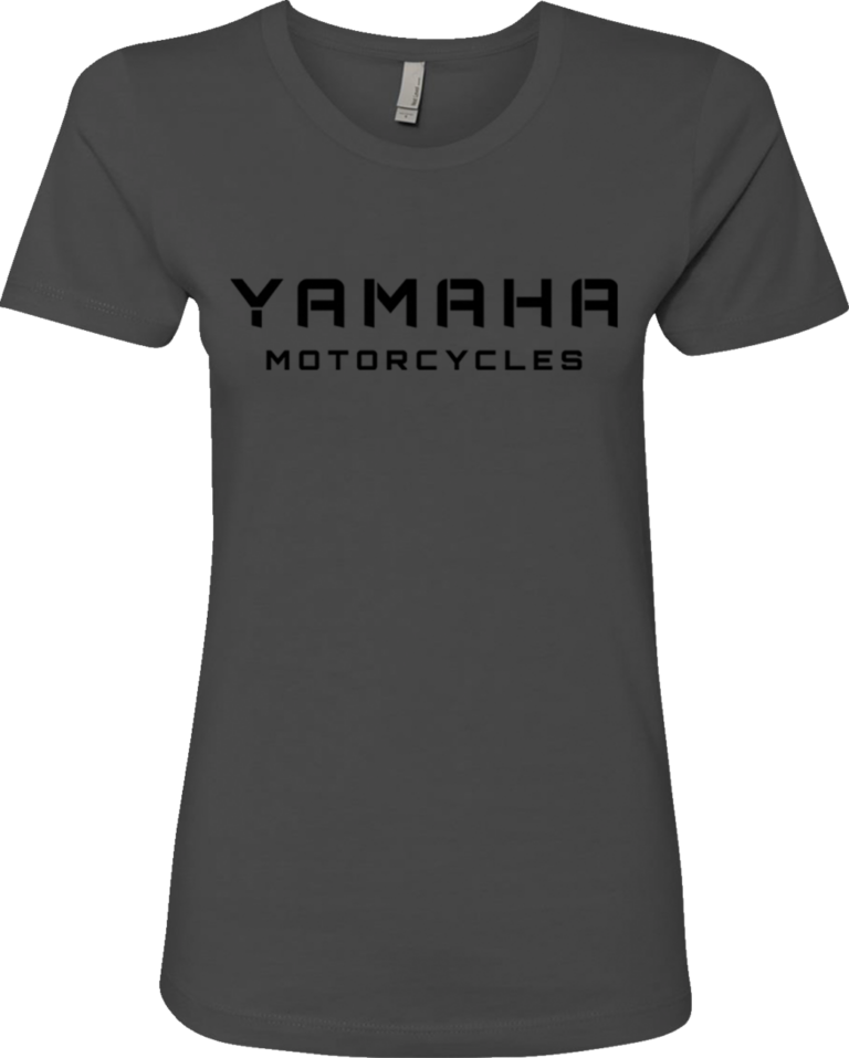 YAMAHA APPAREL - Women's Yamaha Motorcycles T-Shirt- Charcoal Black - 2XL