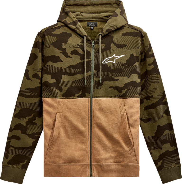 ALPINESTARS - Camo Block Hoodie - Military/Sand - Large