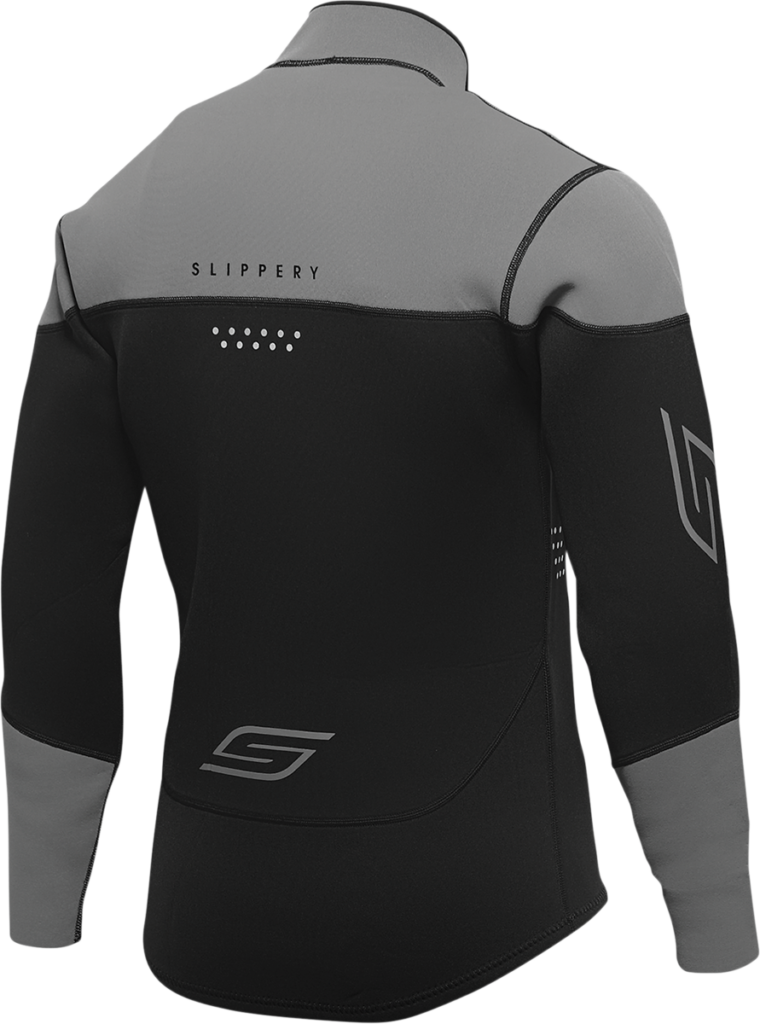 SLIPPERY - Breaker Wetsuit and Jacket - Black/Charcoal - Medium