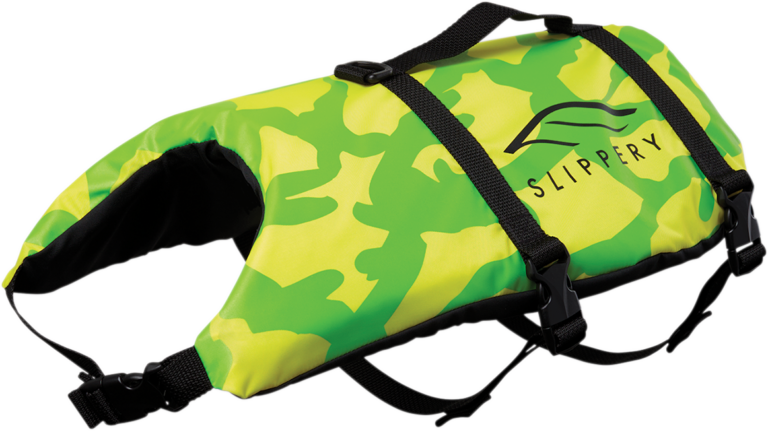 SLIPPERY - Pet Vest - Yellow/Green - Large