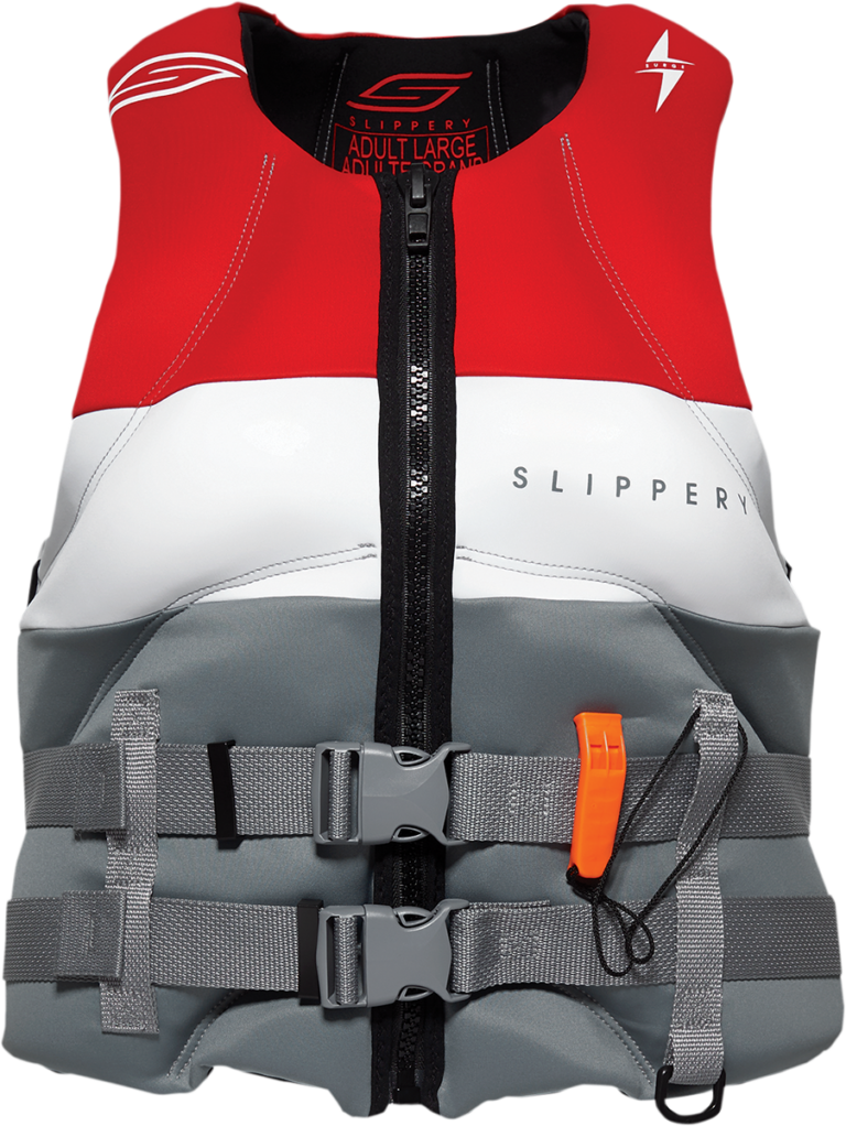 SLIPPERY - Surge Neo Vest - Charcoal/Red - Large