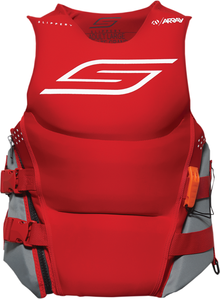 SLIPPERY - Array Neo Vest - Red/Charcoal - Large