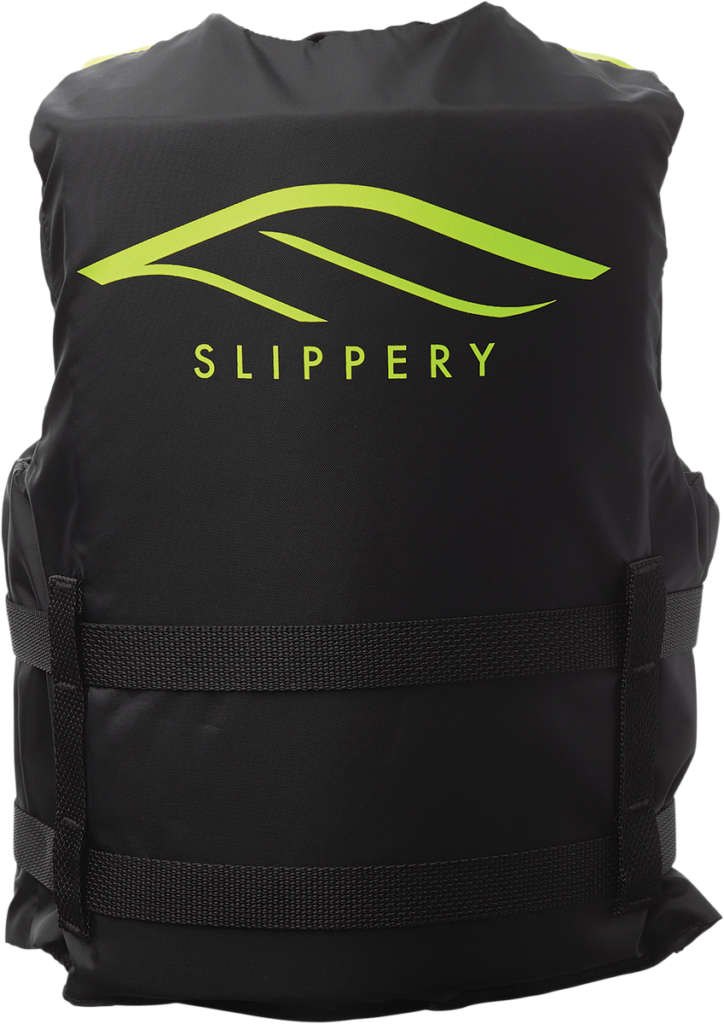 SLIPPERY - Youth Hydro Vest - Black/Neon Yellow
